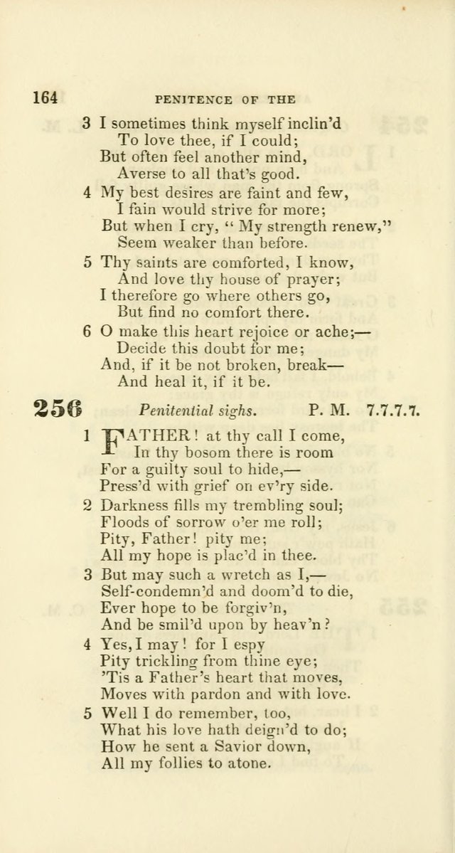 Hymns: selected and original, for public and private worship (60th ed., 1st rev. ed.) page 164