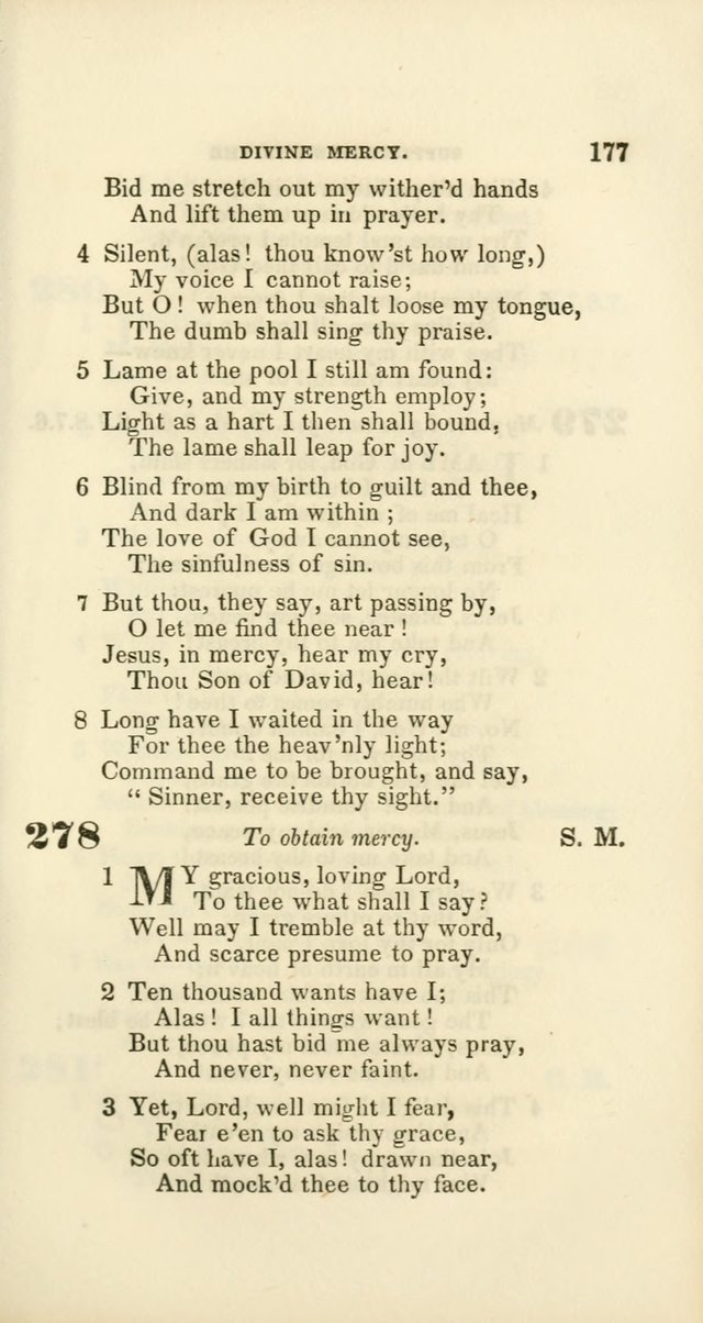 Hymns: selected and original, for public and private worship (60th ed., 1st rev. ed.) page 177