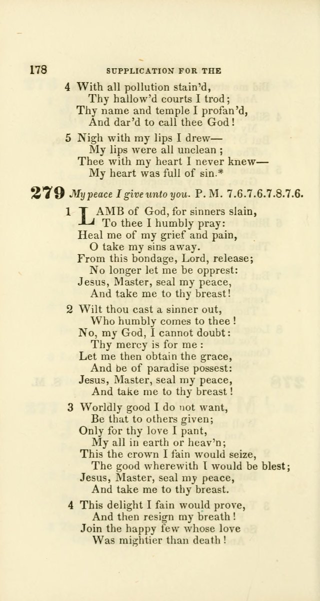 Hymns: selected and original, for public and private worship (60th ed., 1st rev. ed.) page 178