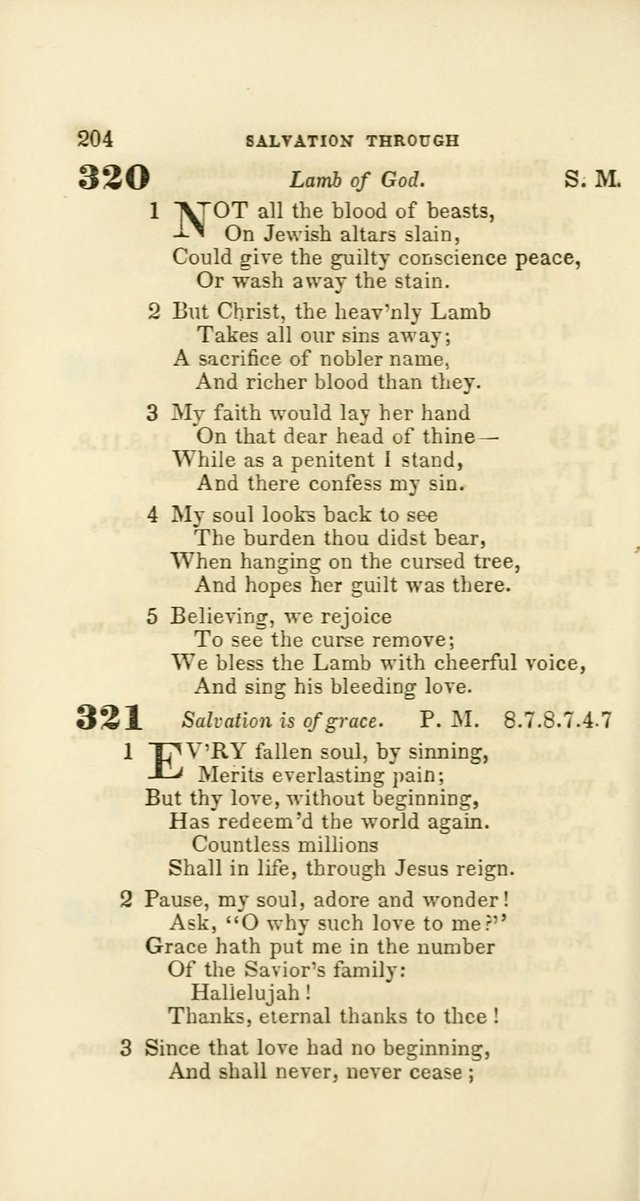 Hymns: selected and original, for public and private worship (60th ed., 1st rev. ed.) page 204