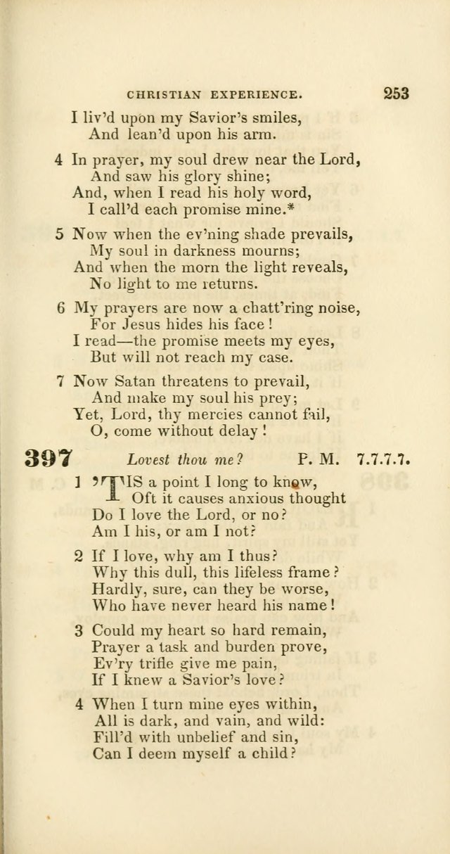 Hymns: selected and original, for public and private worship (60th ed., 1st rev. ed.) page 253