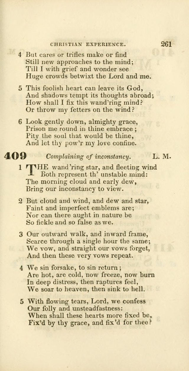 Hymns: selected and original, for public and private worship (60th ed., 1st rev. ed.) page 261