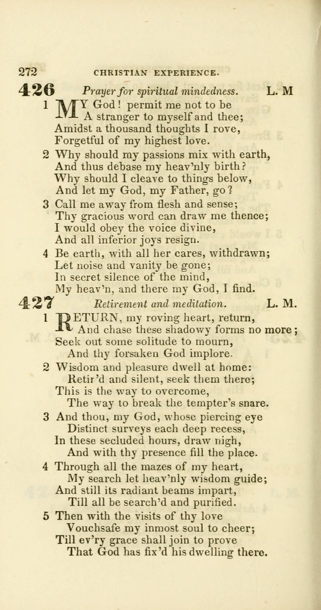 Hymns: selected and original, for public and private worship (60th ed., 1st rev. ed.) page 272