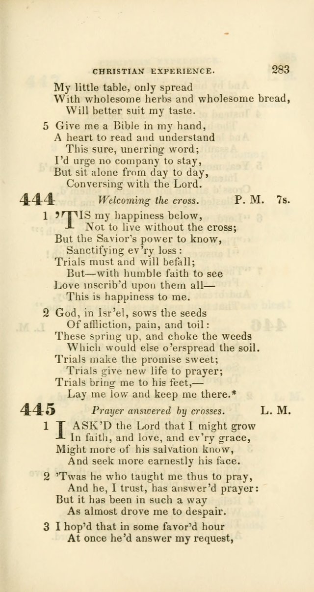 Hymns: selected and original, for public and private worship (60th ed., 1st rev. ed.) page 283