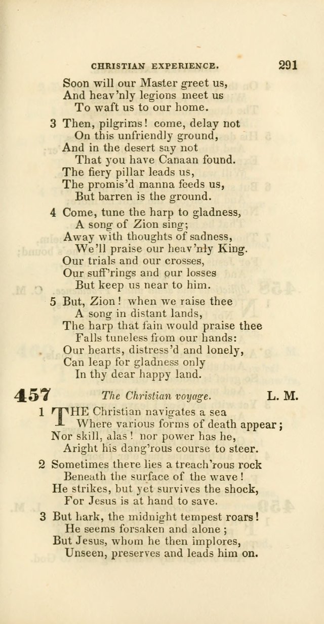 Hymns: selected and original, for public and private worship (60th ed., 1st rev. ed.) page 291