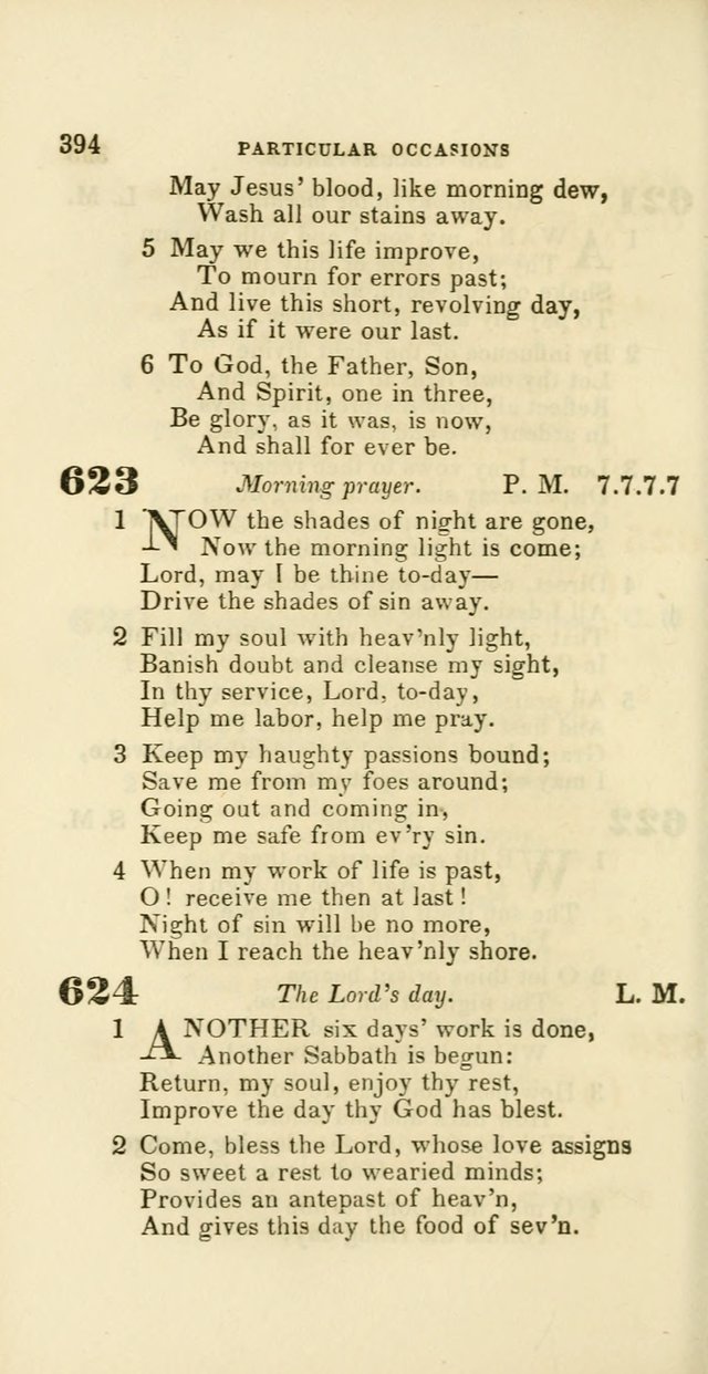 Hymns: selected and original, for public and private worship (60th ed., 1st rev. ed.) page 394