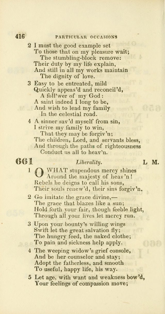 Hymns: selected and original, for public and private worship (60th ed., 1st rev. ed.) page 416