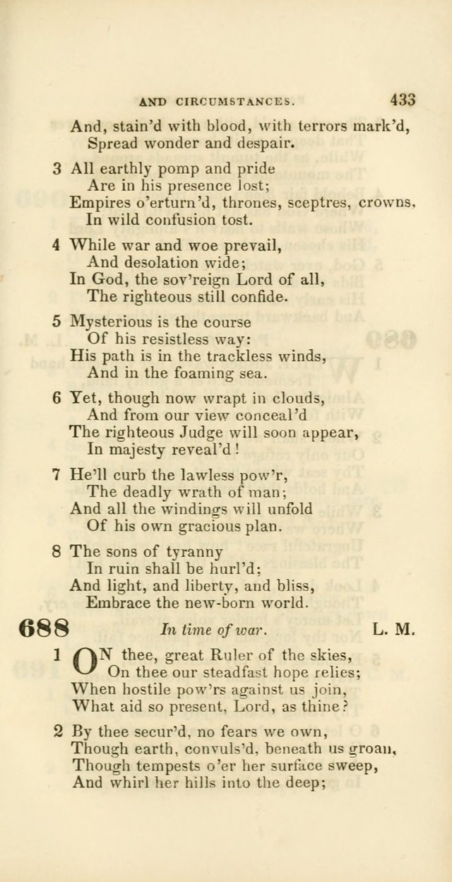 Hymns: selected and original, for public and private worship (60th ed., 1st rev. ed.) page 433