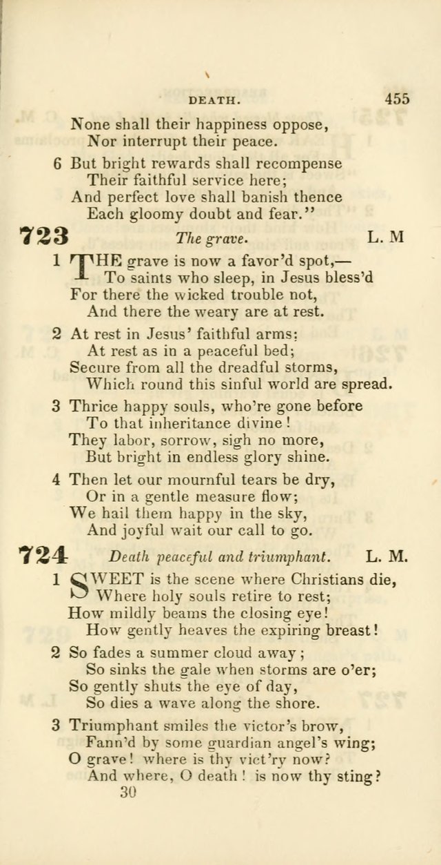 Hymns: selected and original, for public and private worship (60th ed., 1st rev. ed.) page 455