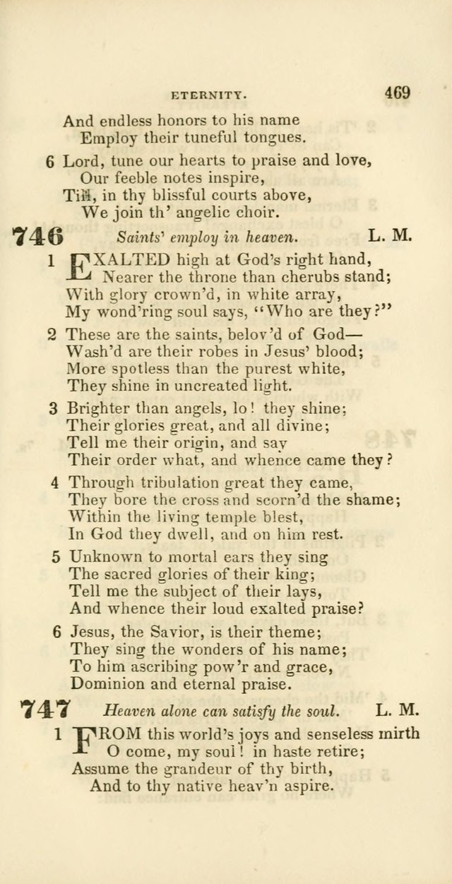 Hymns: selected and original, for public and private worship (60th ed., 1st rev. ed.) page 469