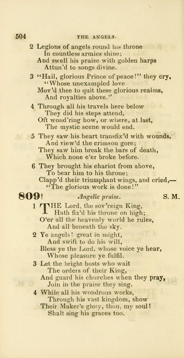 Hymns: selected and original, for public and private worship (60th ed., 1st rev. ed.) page 504