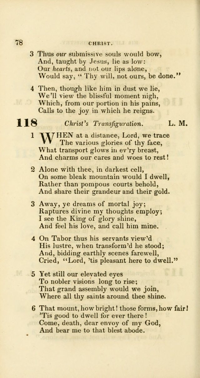 Hymns: selected and original, for public and private worship (60th ed., 1st rev. ed.) page 78