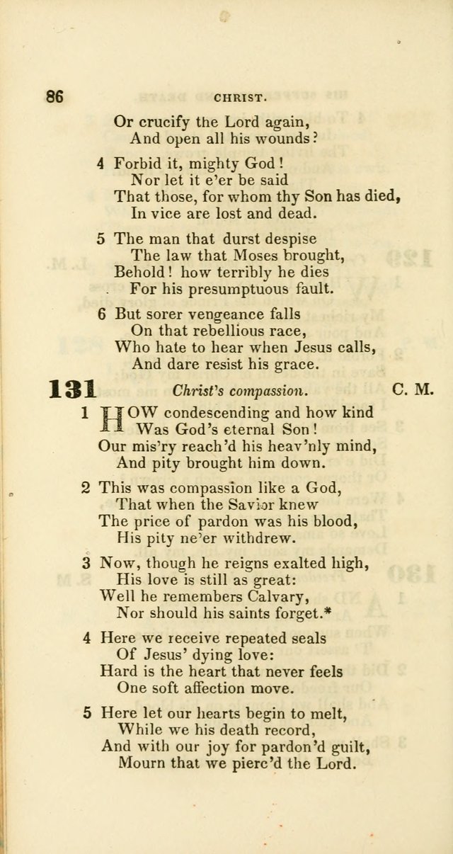 Hymns: selected and original, for public and private worship (60th ed., 1st rev. ed.) page 86