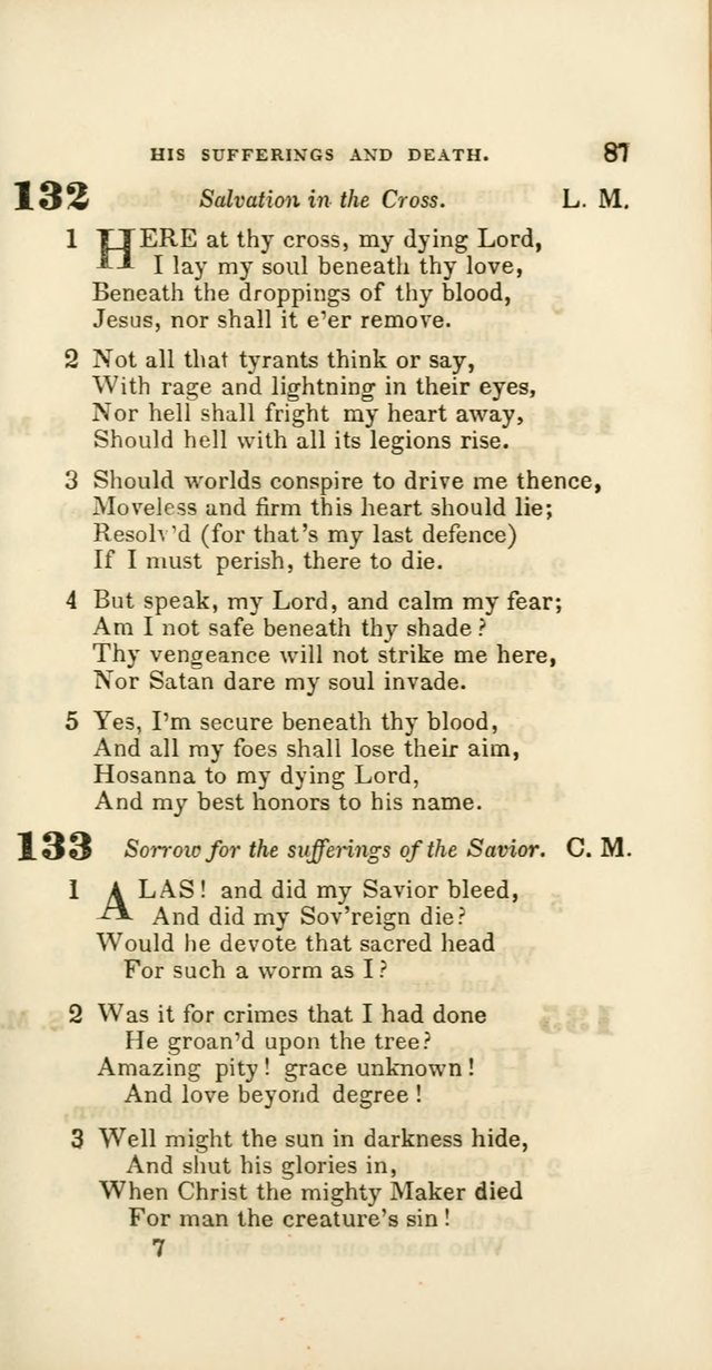 Hymns: selected and original, for public and private worship (60th ed., 1st rev. ed.) page 87