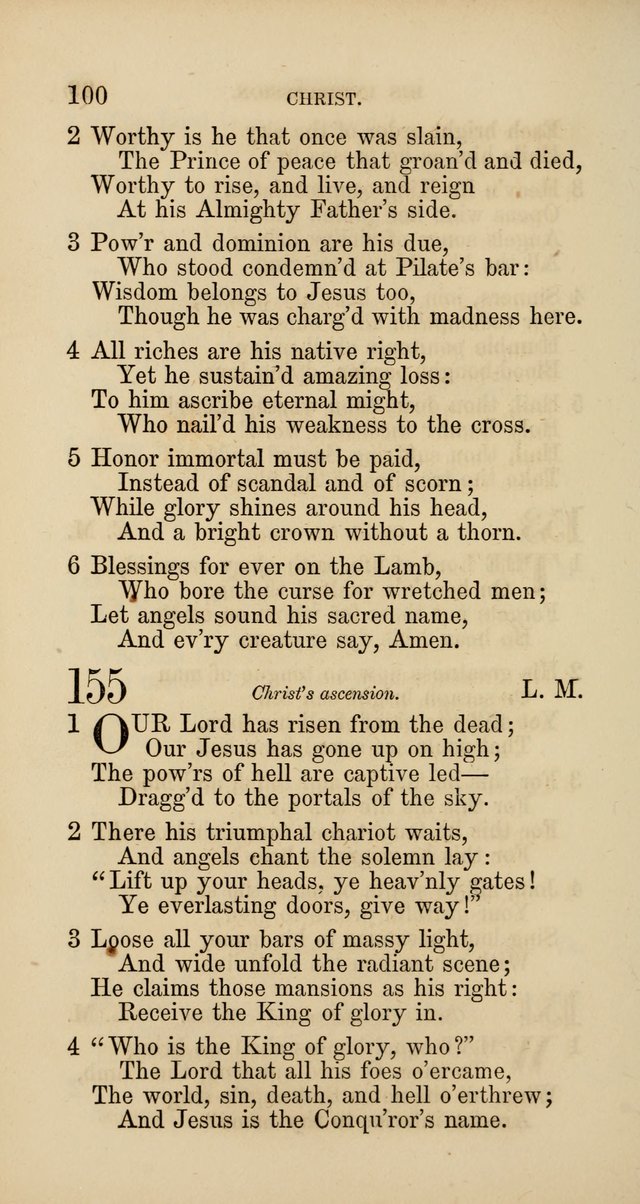 Hymns: selected and original, for public and  private worship (4th ed. 3rd rev. ed.) page 104