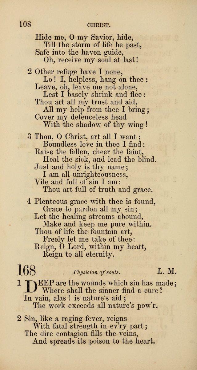 Hymns: selected and original, for public and  private worship (4th ed. 3rd rev. ed.) page 114