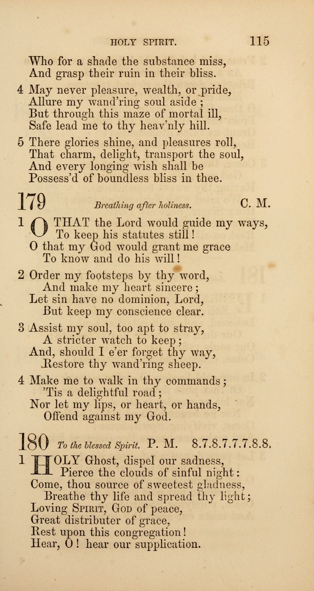 Hymns: selected and original, for public and  private worship (4th ed. 3rd rev. ed.) page 121