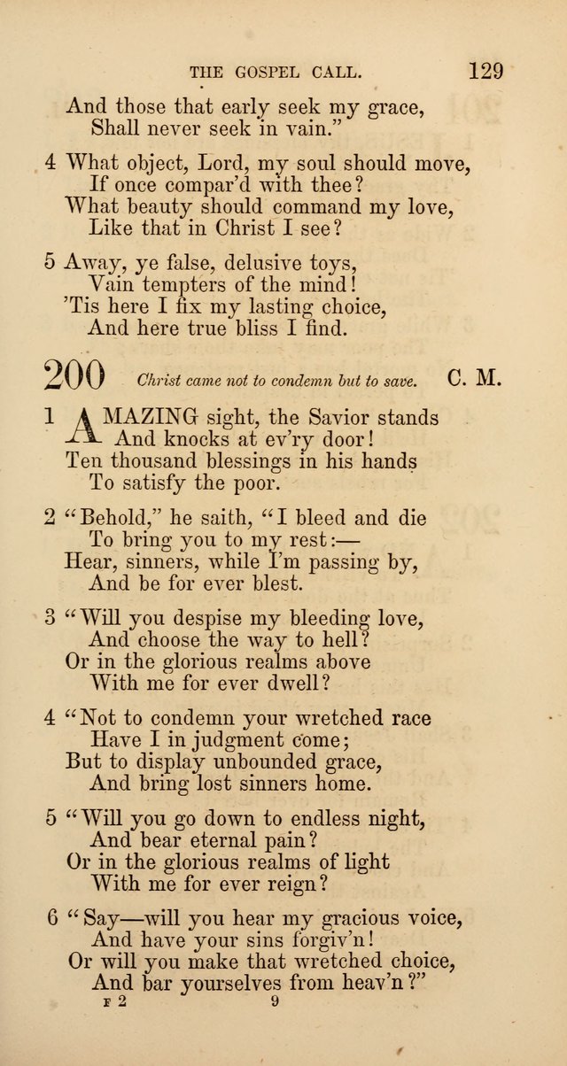 Hymns: selected and original, for public and  private worship (4th ed. 3rd rev. ed.) page 135