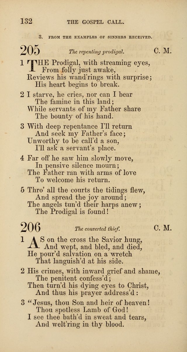 Hymns: selected and original, for public and  private worship (4th ed. 3rd rev. ed.) page 138