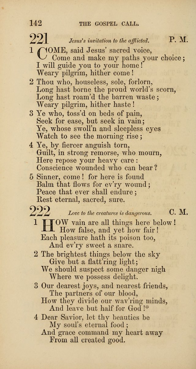 Hymns: selected and original, for public and  private worship (4th ed. 3rd rev. ed.) page 148