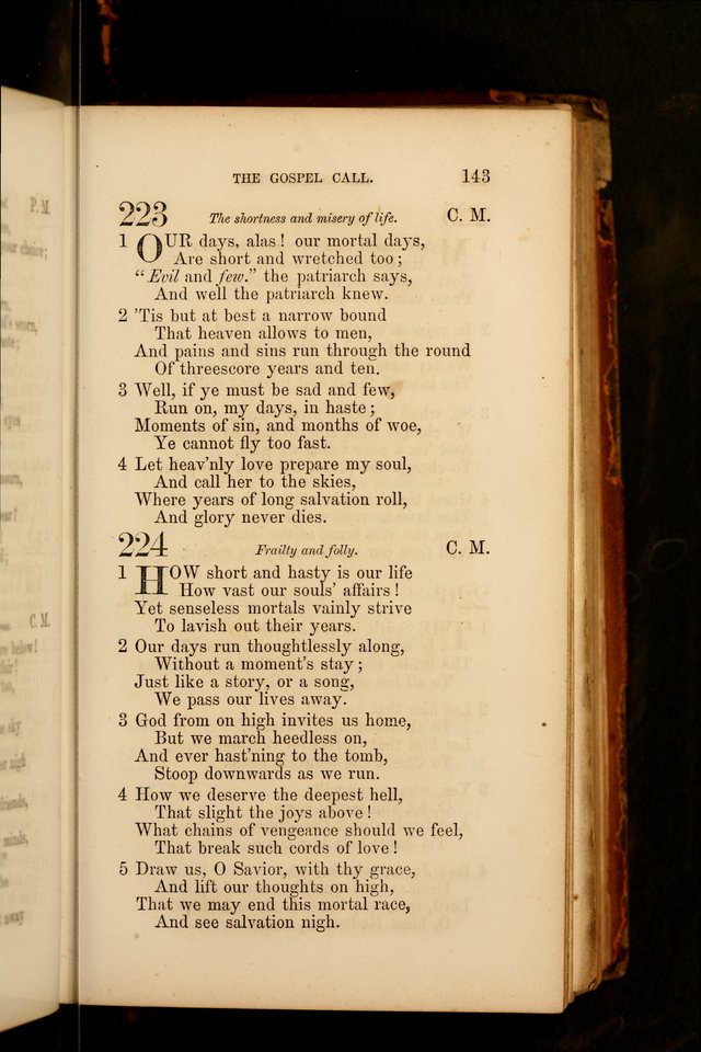 Hymns: selected and original, for public and  private worship (4th ed. 3rd rev. ed.) page 151