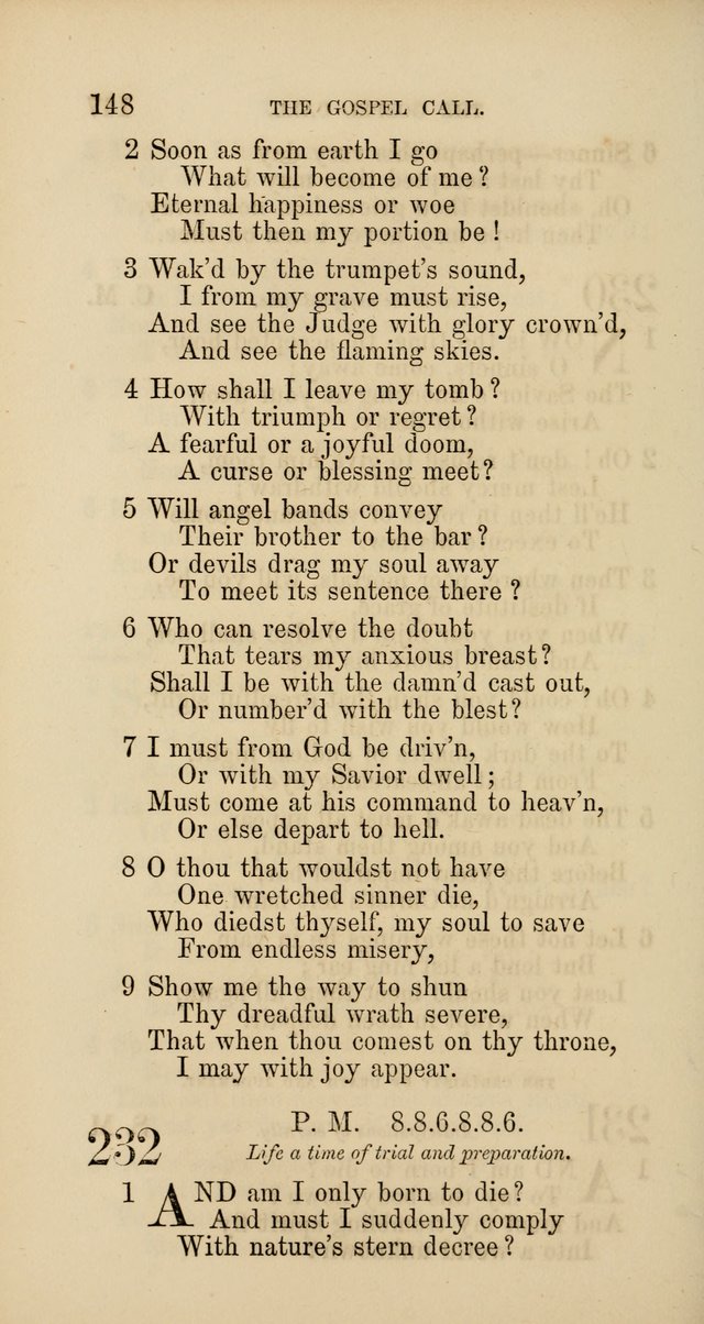 Hymns: selected and original, for public and  private worship (4th ed. 3rd rev. ed.) page 156