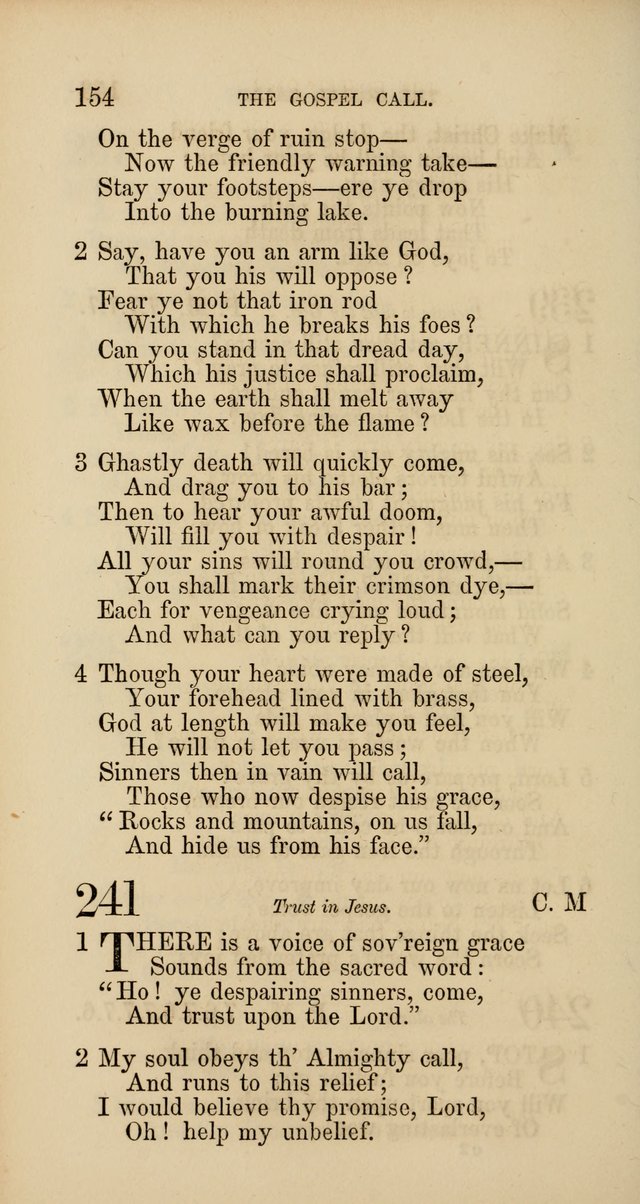 Hymns: selected and original, for public and  private worship (4th ed. 3rd rev. ed.) page 162