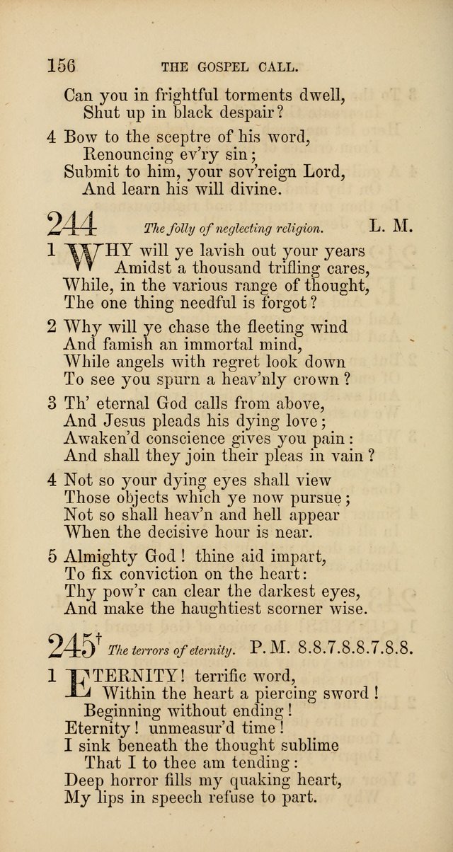 Hymns: selected and original, for public and  private worship (4th ed. 3rd rev. ed.) page 164