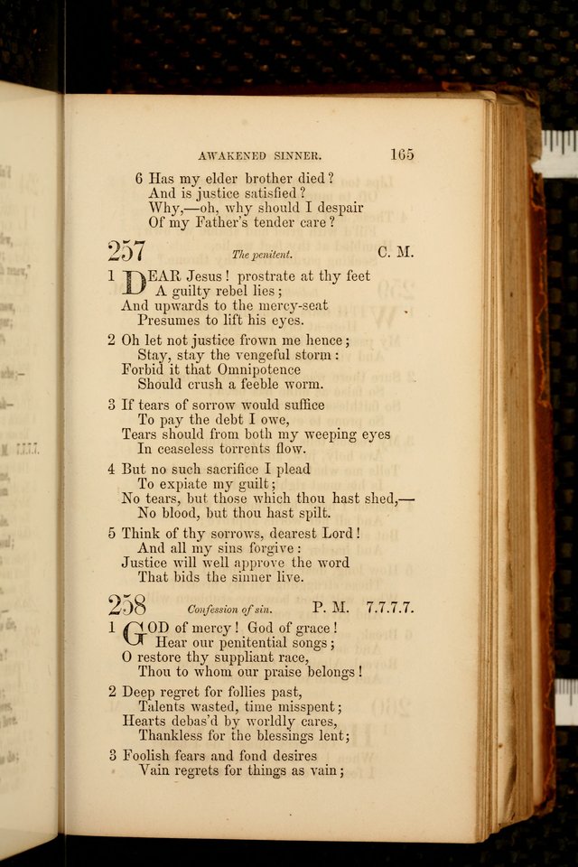 Hymns: selected and original, for public and  private worship (4th ed. 3rd rev. ed.) page 177