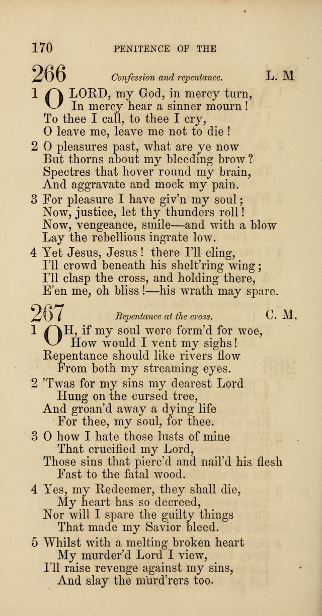 Hymns: selected and original, for public and  private worship (4th ed. 3rd rev. ed.) page 182