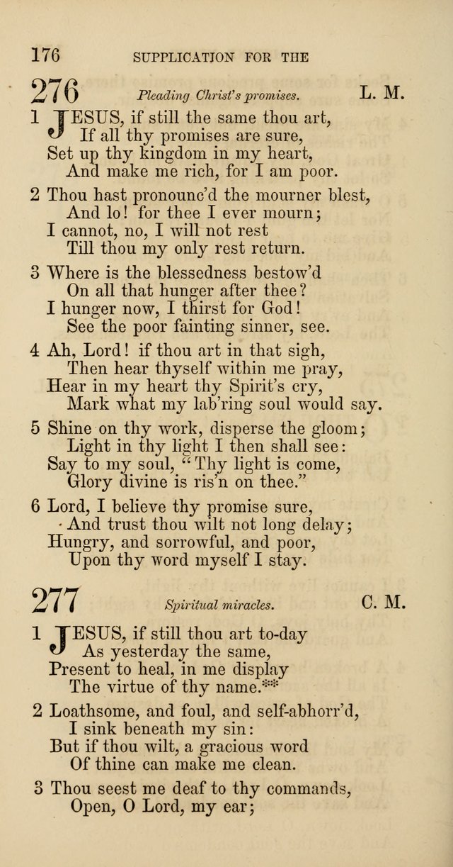 Hymns: selected and original, for public and  private worship (4th ed. 3rd rev. ed.) page 188