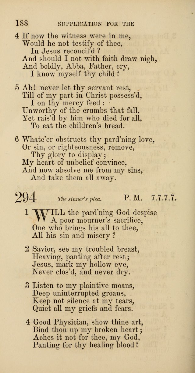 Hymns: selected and original, for public and  private worship (4th ed. 3rd rev. ed.) page 200