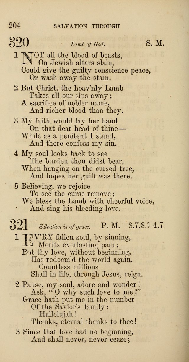 Hymns: selected and original, for public and  private worship (4th ed. 3rd rev. ed.) page 216