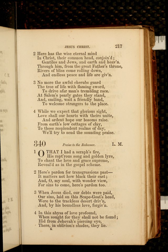 Hymns: selected and original, for public and  private worship (4th ed. 3rd rev. ed.) page 233