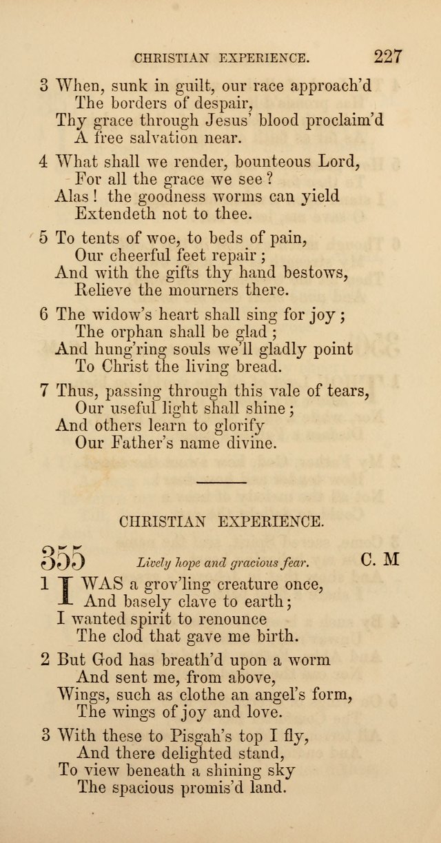 Hymns: selected and original, for public and  private worship (4th ed. 3rd rev. ed.) page 245