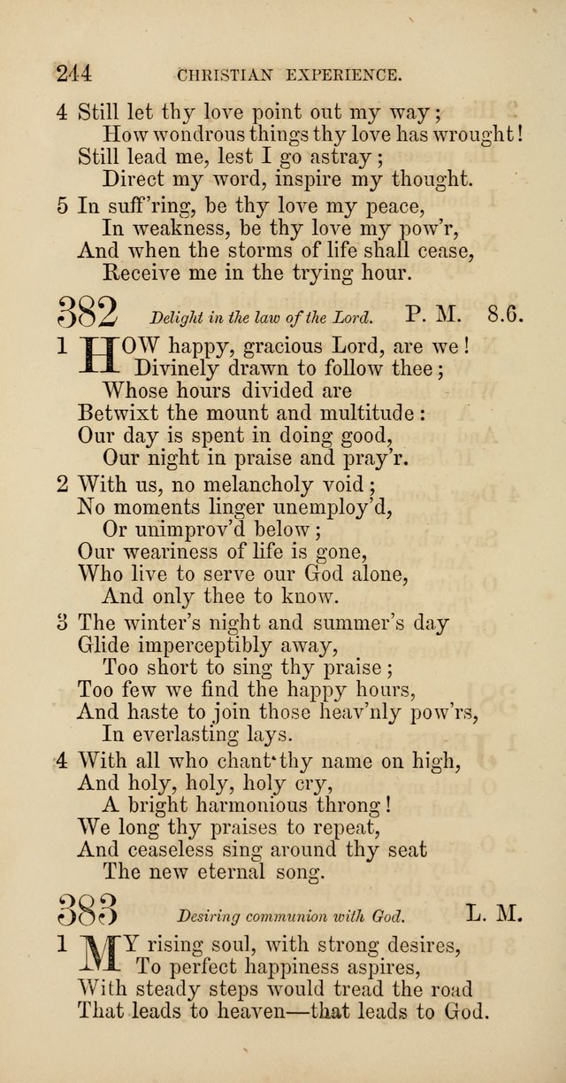 Hymns: selected and original, for public and  private worship (4th ed. 3rd rev. ed.) page 262