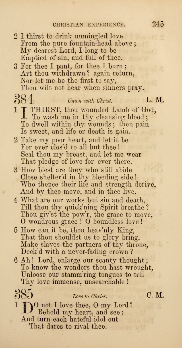 Hymns: selected and original, for public and  private worship (4th ed. 3rd rev. ed.) page 263