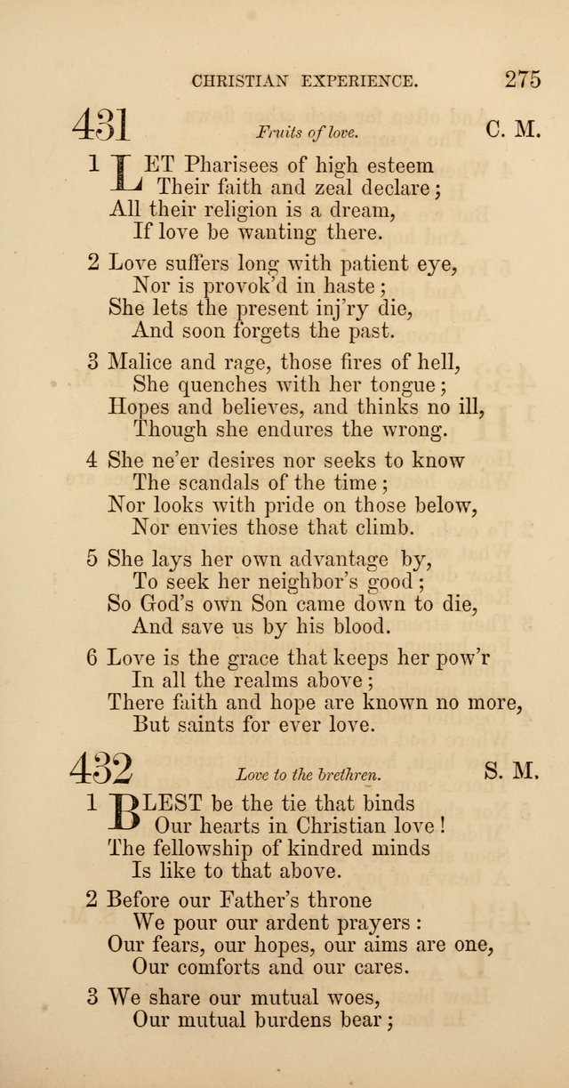 Hymns: selected and original, for public and  private worship (4th ed. 3rd rev. ed.) page 293