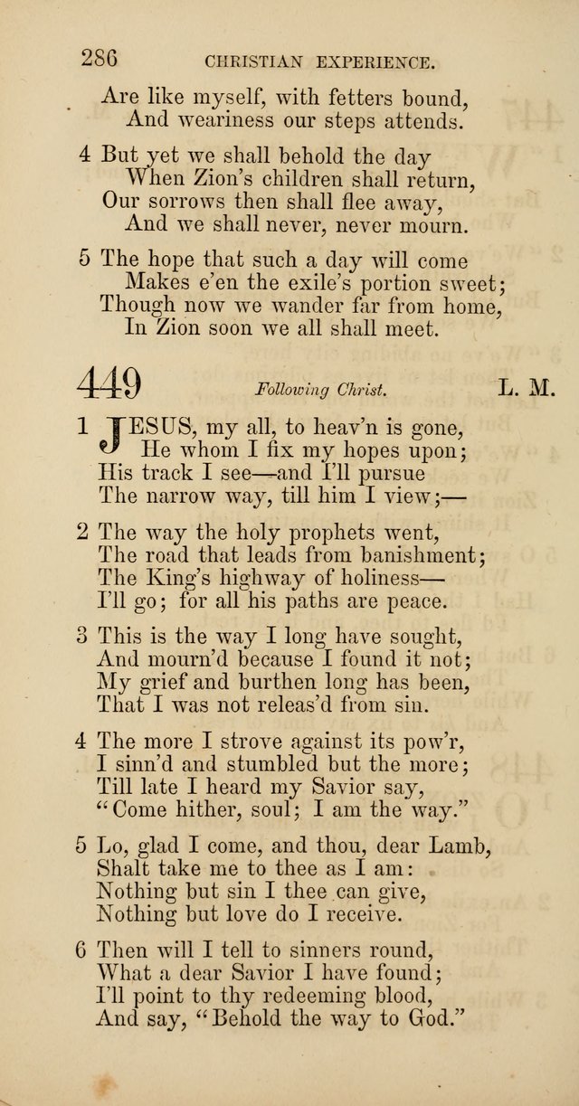 Hymns: selected and original, for public and  private worship (4th ed. 3rd rev. ed.) page 304