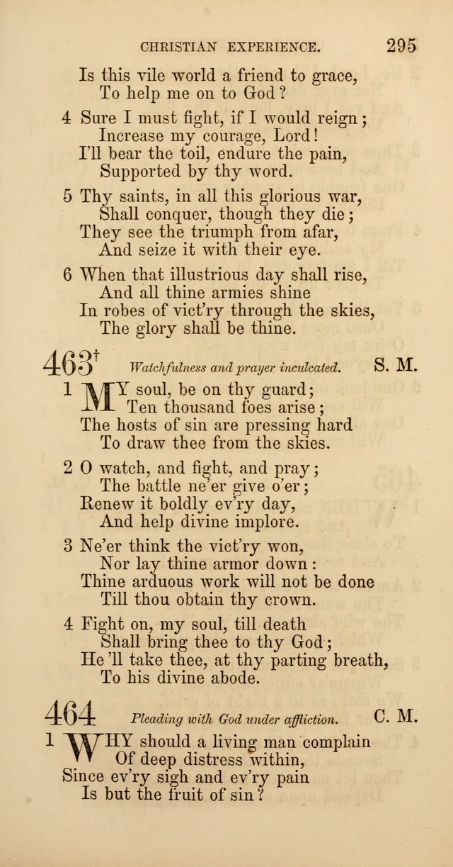 Hymns: selected and original, for public and  private worship (4th ed. 3rd rev. ed.) page 313