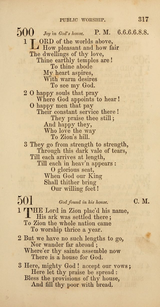 Hymns: selected and original, for public and  private worship (4th ed. 3rd rev. ed.) page 337