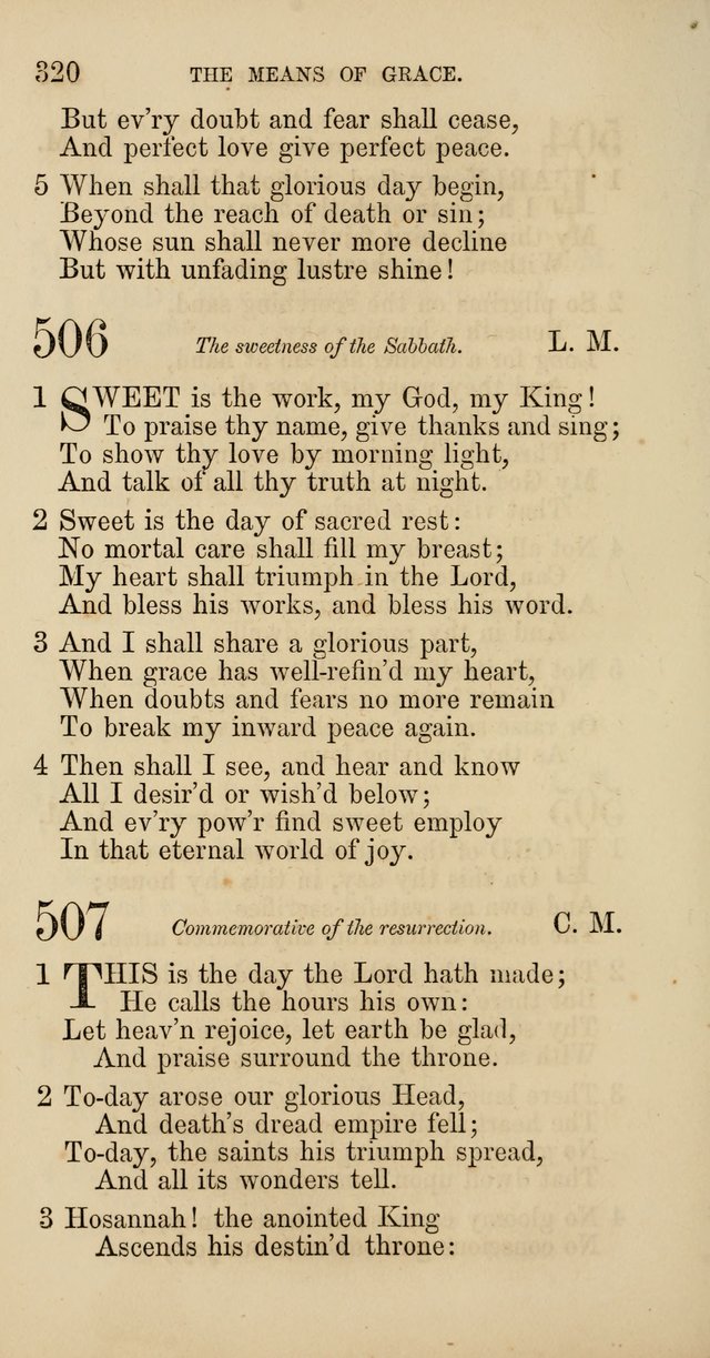 Hymns: selected and original, for public and  private worship (4th ed. 3rd rev. ed.) page 340