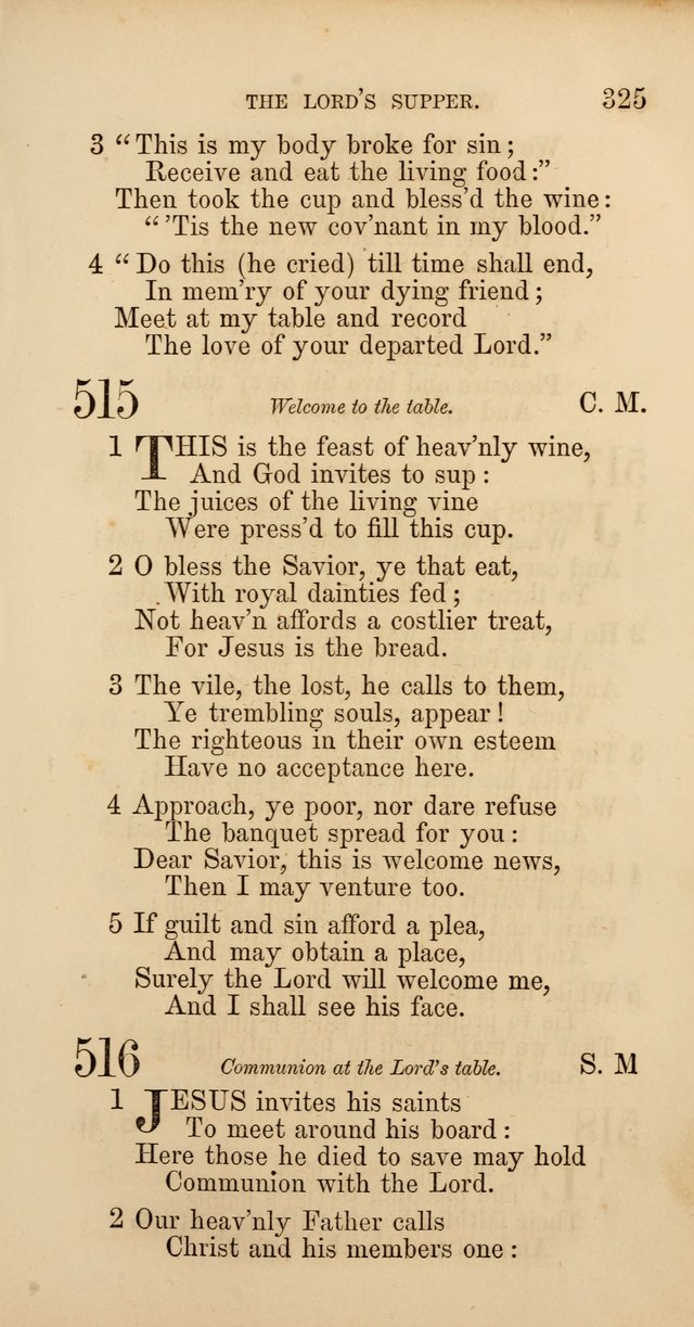 Hymns: selected and original, for public and  private worship (4th ed. 3rd rev. ed.) page 345