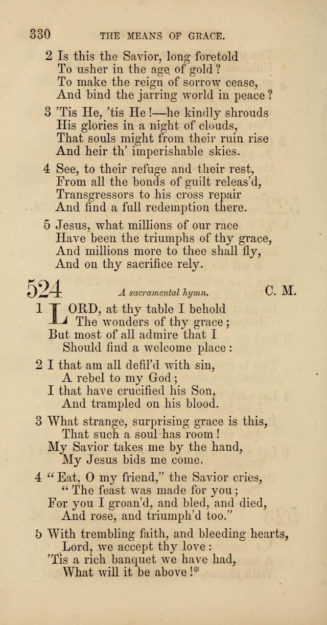 Hymns: selected and original, for public and  private worship (4th ed. 3rd rev. ed.) page 350