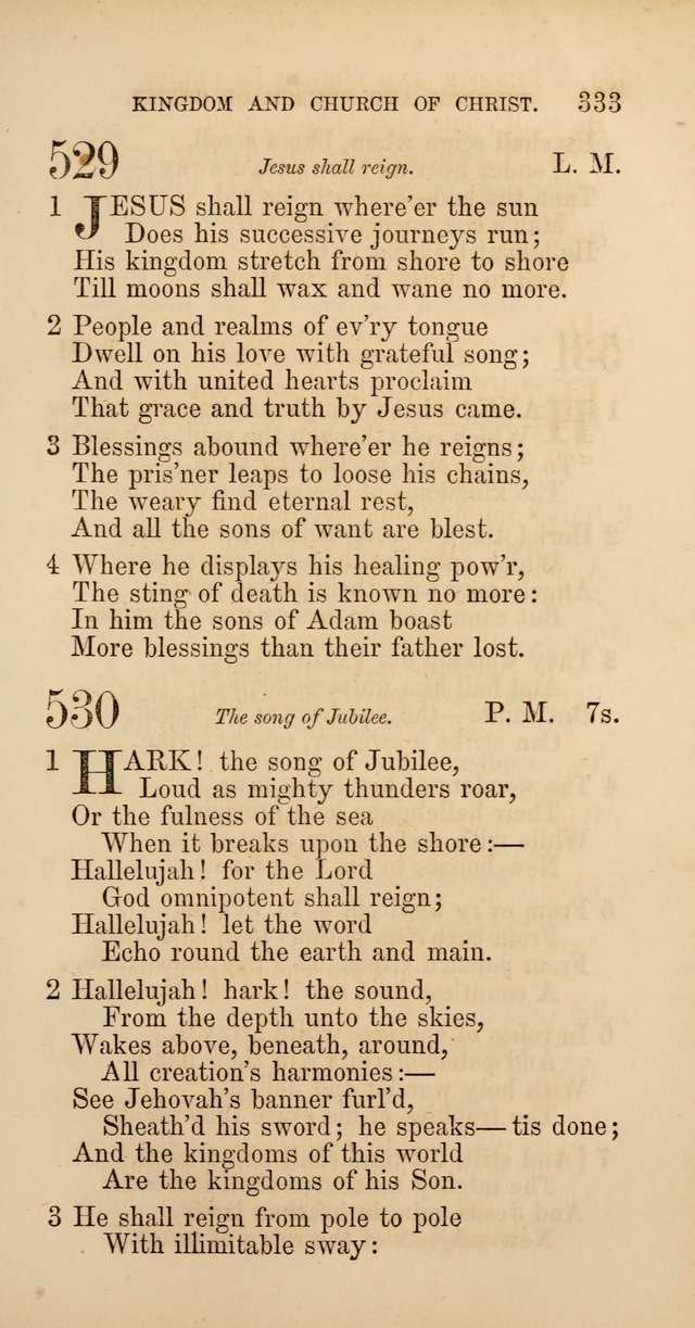 Hymns: selected and original, for public and  private worship (4th ed. 3rd rev. ed.) page 353