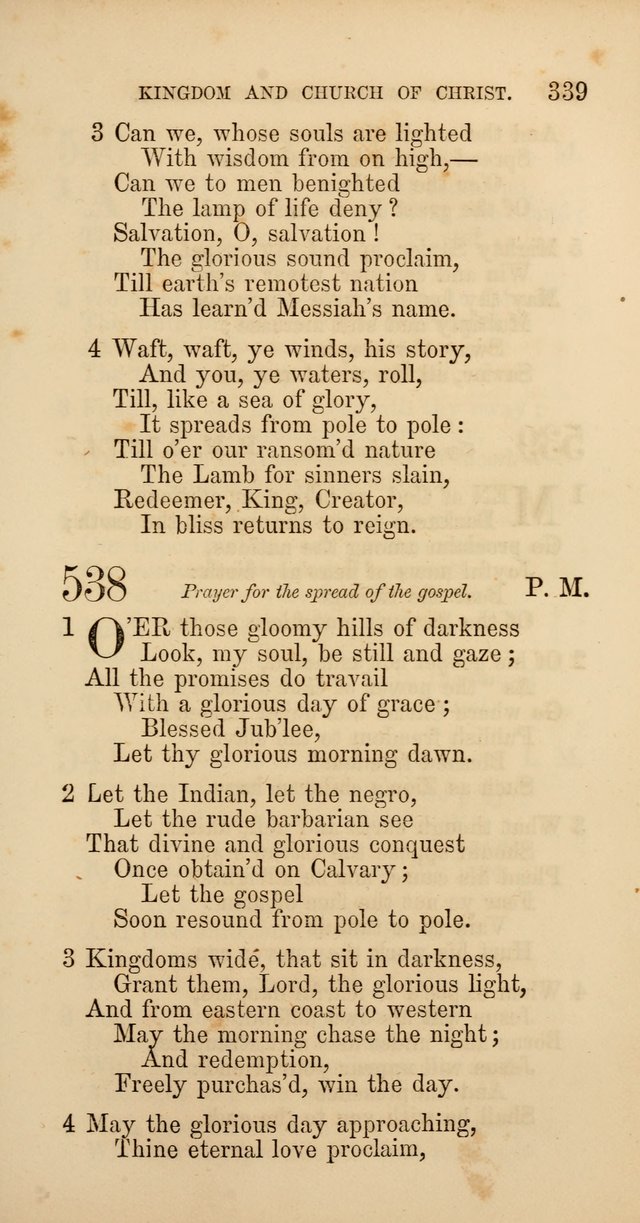 Hymns: selected and original, for public and  private worship (4th ed. 3rd rev. ed.) page 359