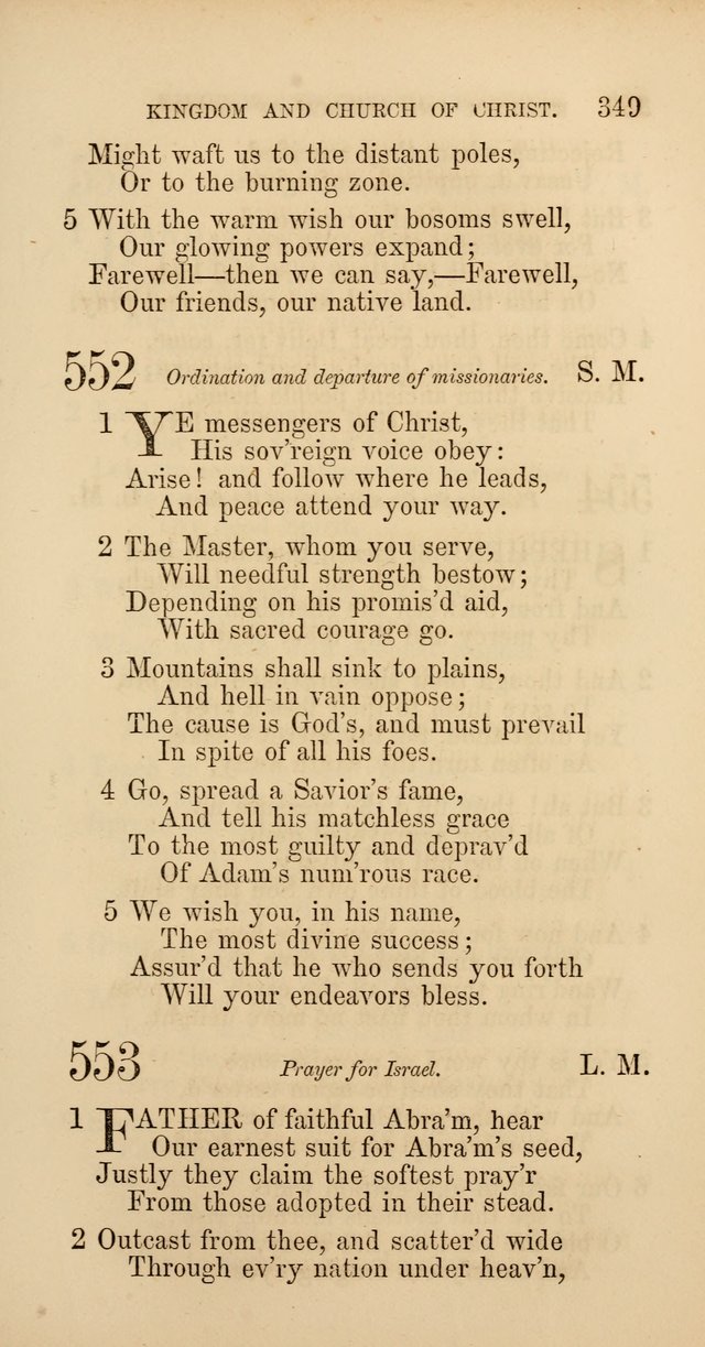 Hymns: selected and original, for public and  private worship (4th ed. 3rd rev. ed.) page 369