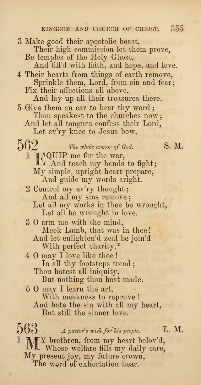 Hymns: selected and original, for public and  private worship (4th ed. 3rd rev. ed.) page 375