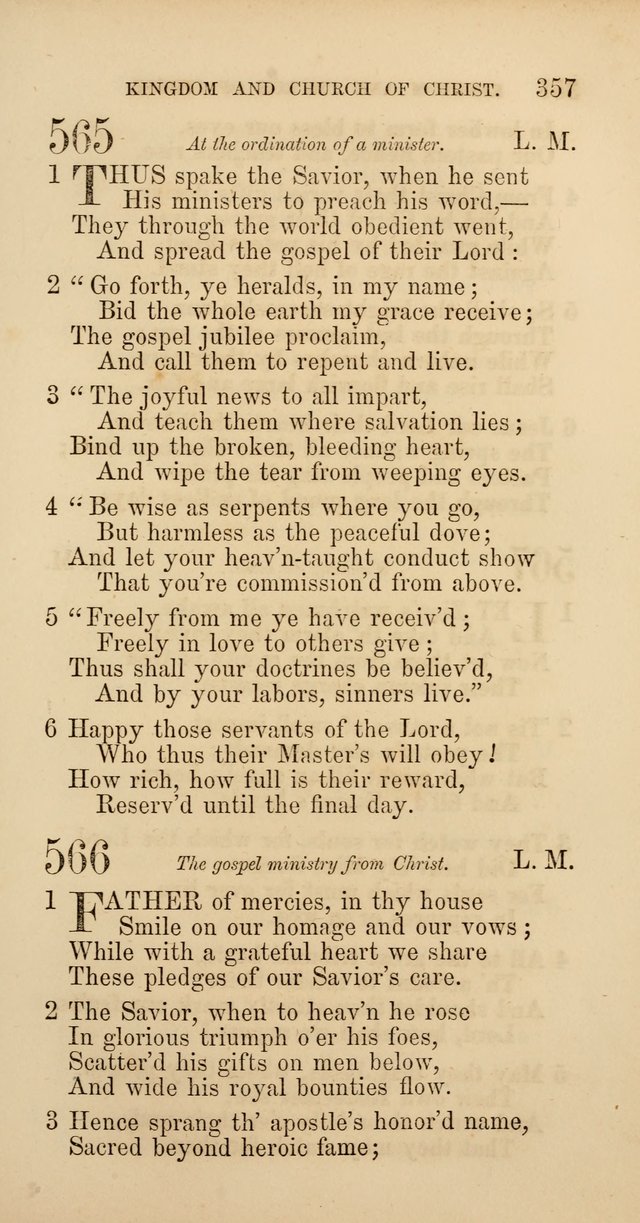 Hymns: selected and original, for public and  private worship (4th ed. 3rd rev. ed.) page 377