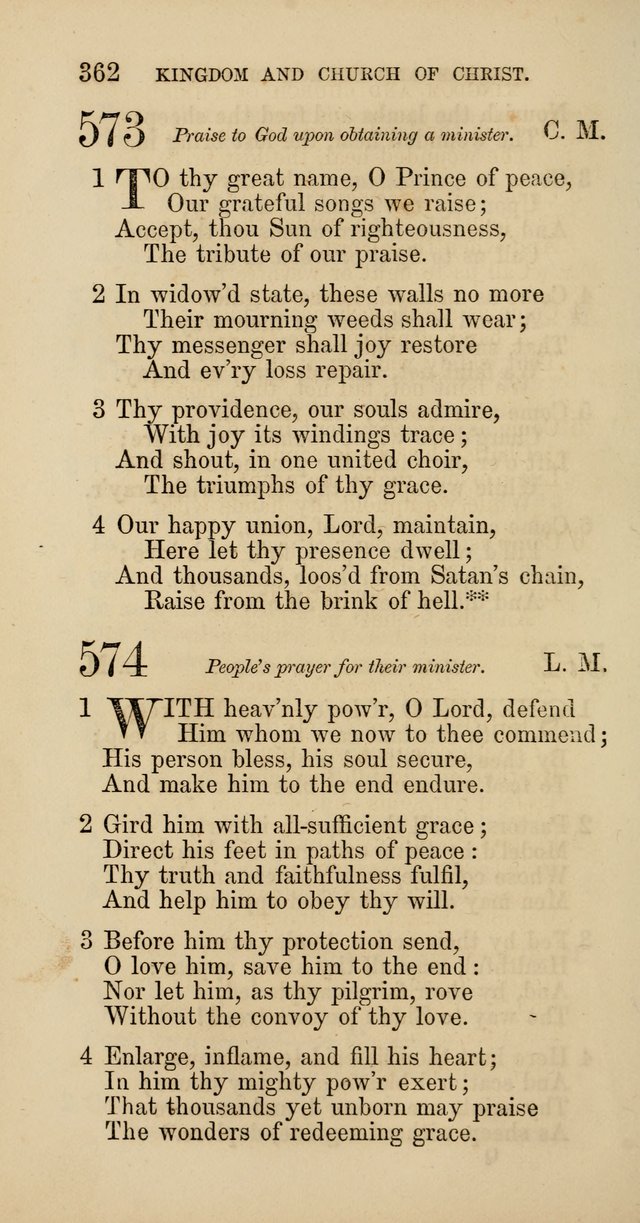 Hymns: selected and original, for public and  private worship (4th ed. 3rd rev. ed.) page 384